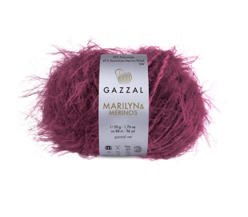 Пряжа Gazzal Marilyn&Merinos 8267 Пряжа Gazzal Marilyn&Merinos 8267