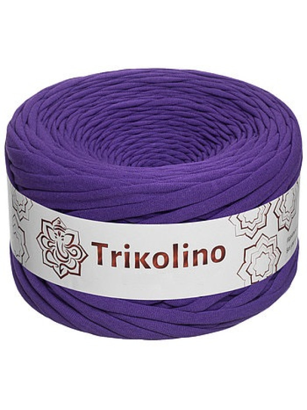 Пряжа трикотажная 7-9 мм "Trikolino" 100м. Dark Purple