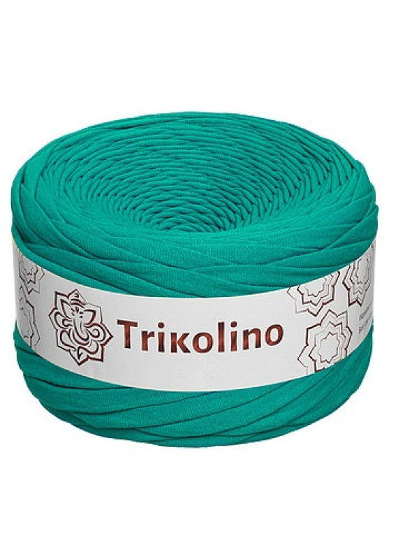 Пряжа трикотажная 7-9 мм "Trikolino" 100м. Малахит