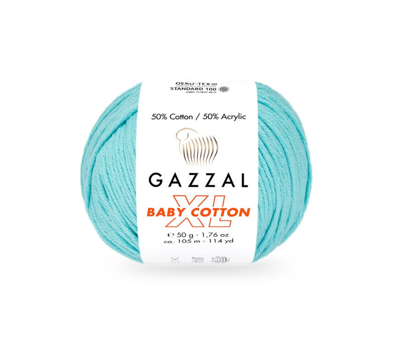 Пряжа Gazzal BabyCotton XL 3451 Пряжа Gazzal BabyCotton XL 3451