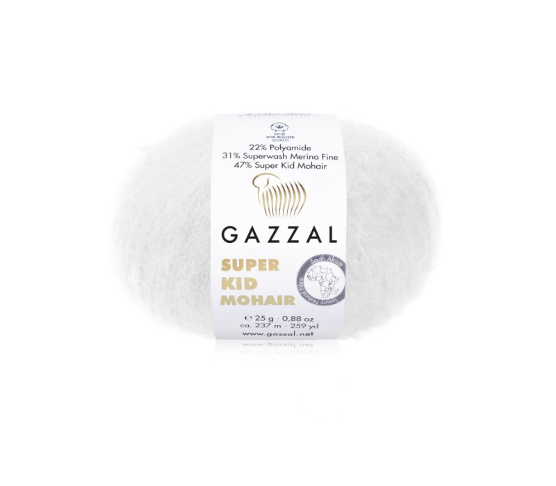 Пряжа Gazzal Super Kid Mohair 64439