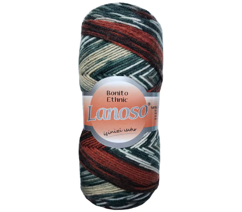 Пряжа Lanoso Bonito Ethnic 1203