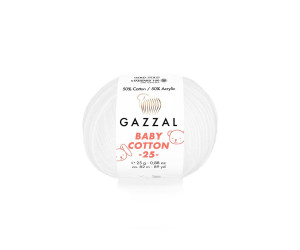 Пряжа Gazzal BabyCotton 25 цвет 3432