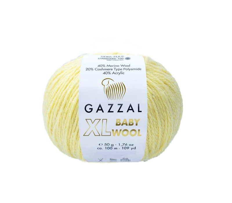 Пряжа Gazzal Baby Wool XL 833 Пряжа Gazzal Baby Wool XL 833