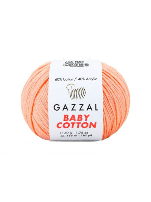 Пряжа Gazzal BabyCotton 25 цвет 3412