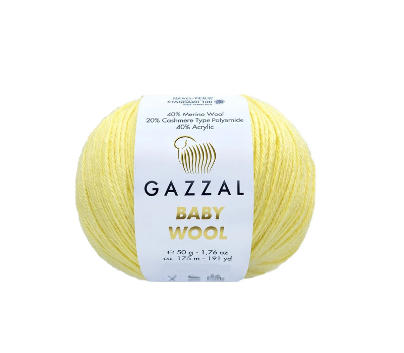 Пряжа Gazzal Baby Wool 833 Пряжа Gazzal Baby Wool 833