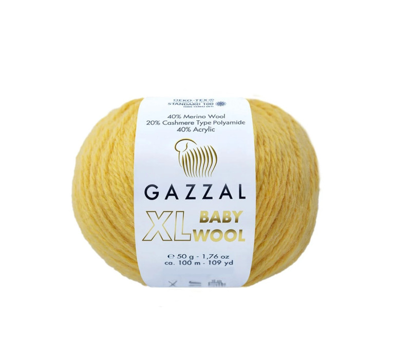 Пряжа Gazzal Baby Wool XL 812 Пряжа Gazzal Baby Wool XL 812