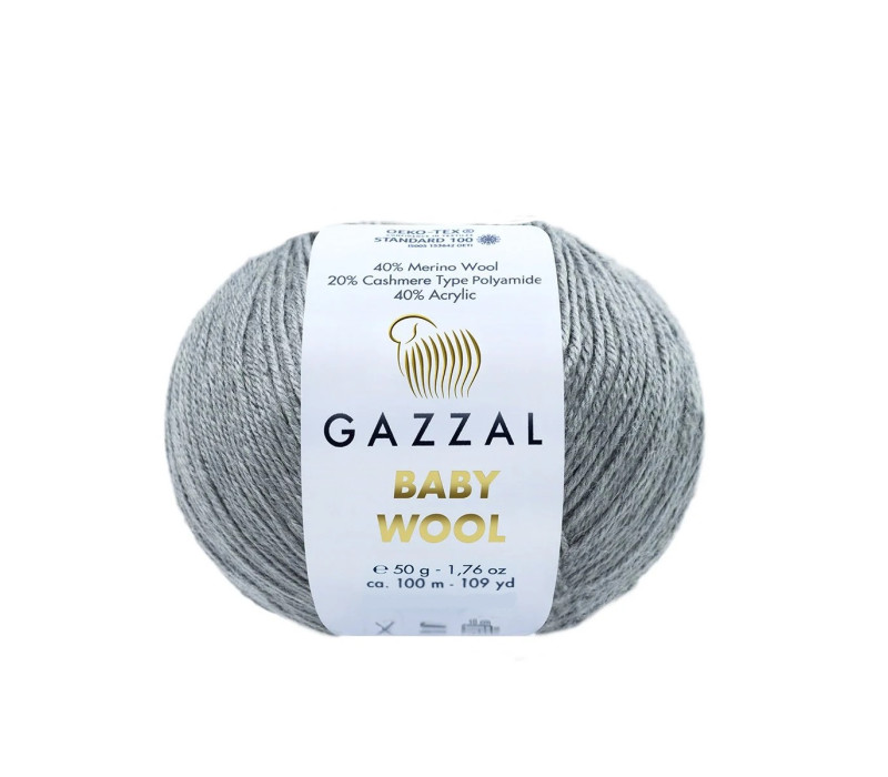 Пряжа Gazzal Baby Wool XL 818 Пряжа Gazzal Baby Wool XL 818