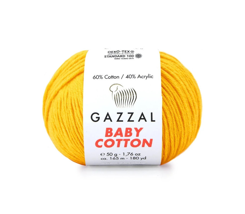 Пряжа Gazzal BabyCotton 3417 Пряжа Gazzal BabyCotton 3417