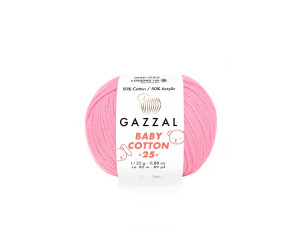 Пряжа Gazzal BabyCotton 25 цвет 3468