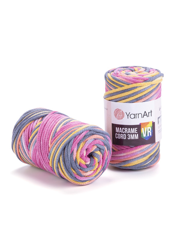 Пряжа YarnArt Macrame Cord 3mm VR 913