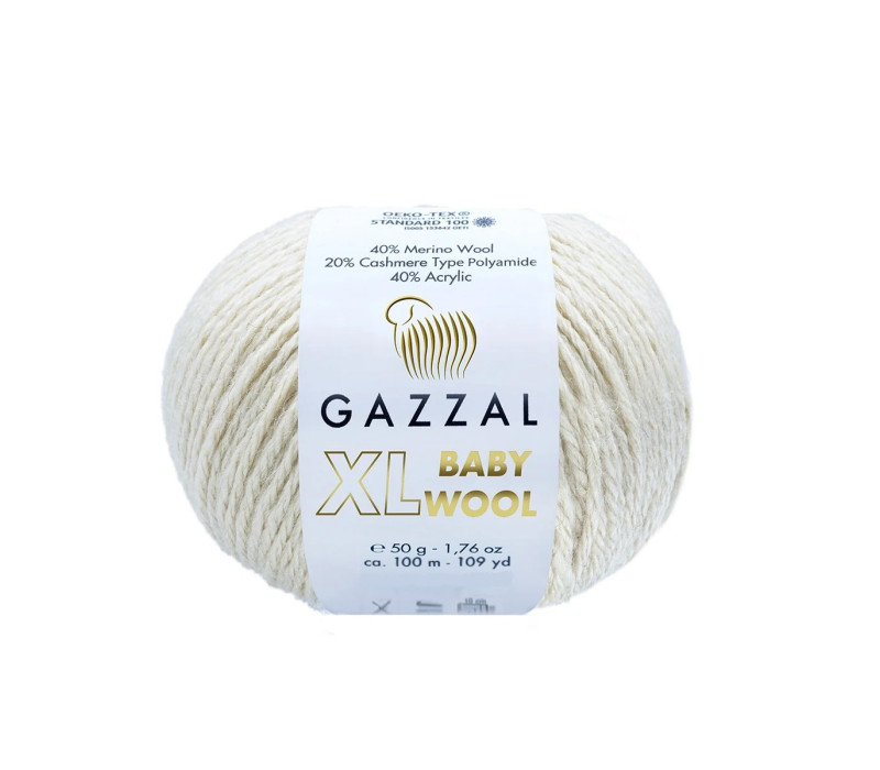 Пряжа Gazzal Baby Wool XL 829 Пряжа Gazzal Baby Wool XL 829