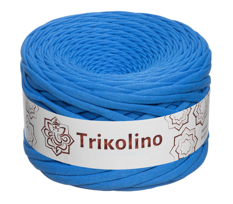 Пряжа трикотажная 7-9 мм "Trikolino" 100м. Королевский синий Пряжа трикотажная 7-9 мм "Trikolino" 100м. Королевский синий