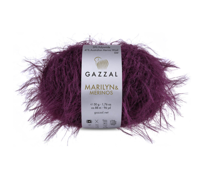 Пряжа Gazzal Marilyn&Merinos 8268 Пряжа Gazzal Marilyn&Merinos 8268
