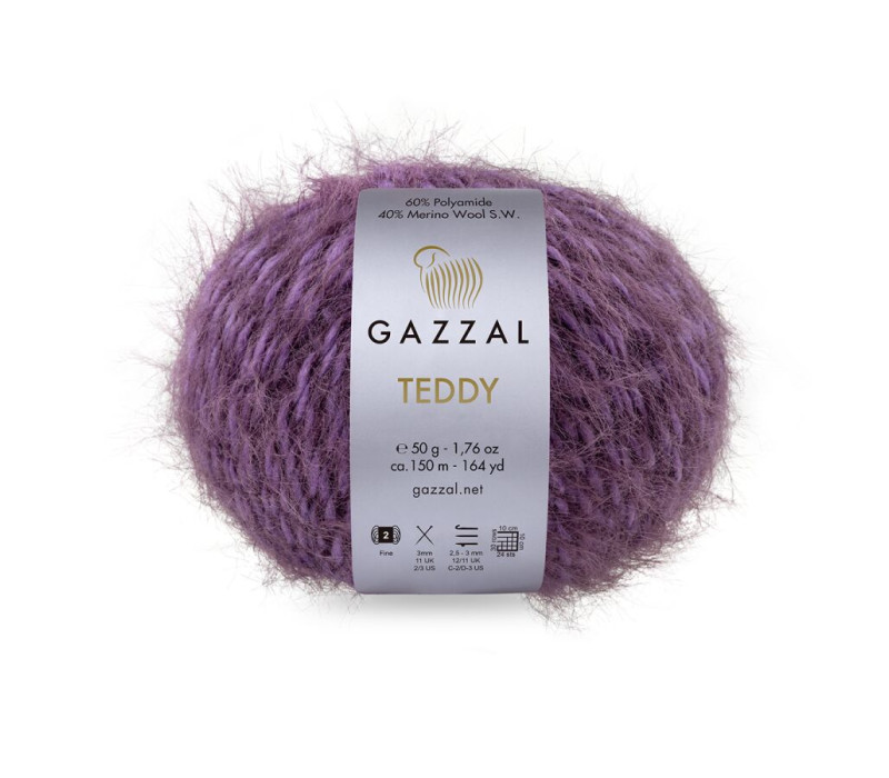 Пряжа Gazzal Teddy 6552 Пряжа Gazzal Teddy 6552