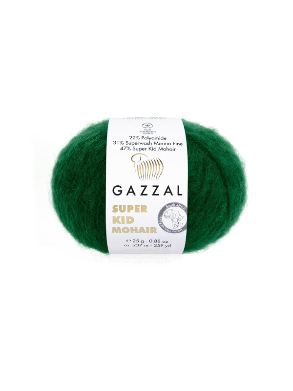 Пряжа Gazzal Super Kid Mohair 64428