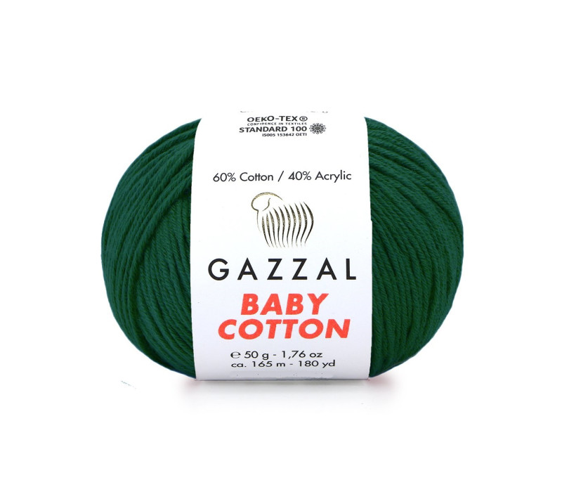 Пряжа Gazzal BabyCotton 3467 Пряжа Gazzal BabyCotton 3467