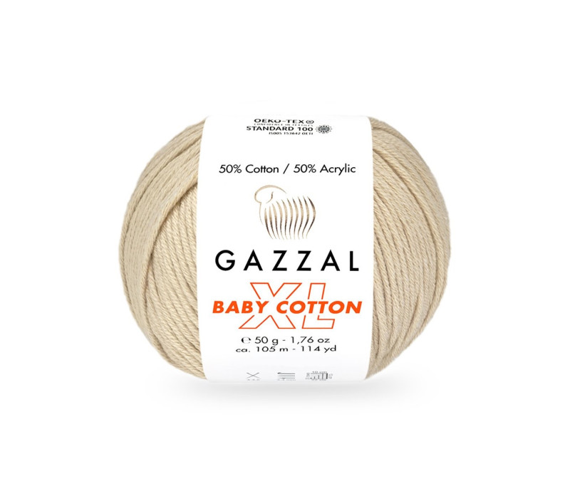 Пряжа Gazzal BabyCotton XL 3445 Пряжа Gazzal BabyCotton XL 3445