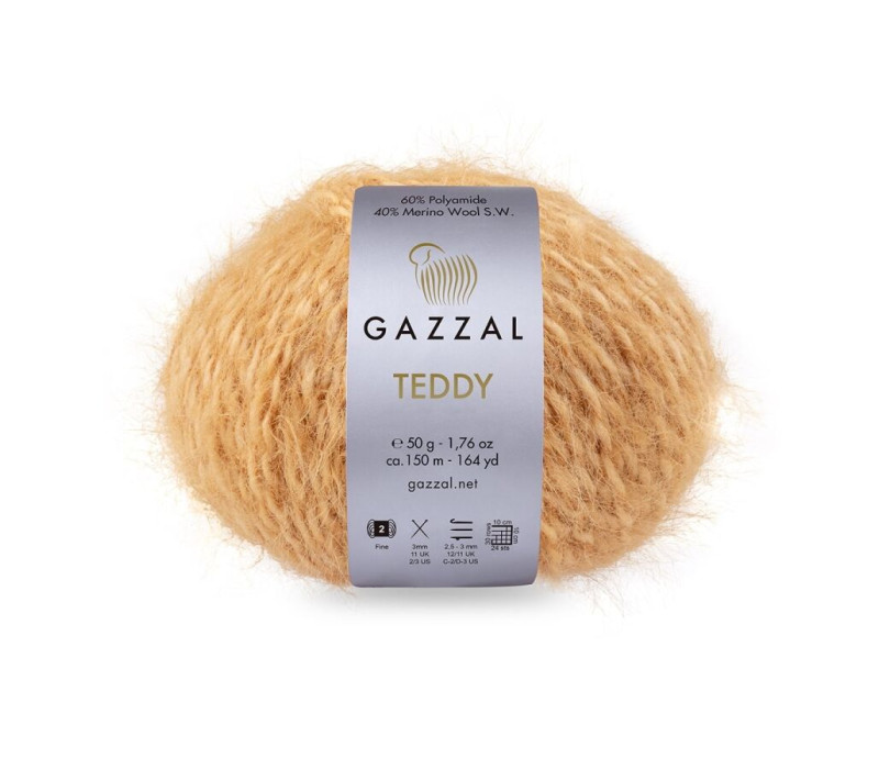 Пряжа Gazzal Teddy 6539 Пряжа Gazzal Teddy 6539