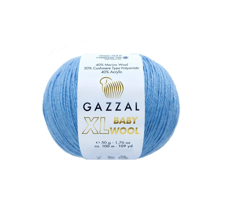 Пряжа Gazzal Baby Wool XL 813 Пряжа Gazzal Baby Wool XL 813