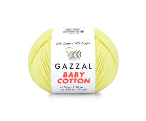 Пряжа Gazzal BabyCotton 25 цвет 3413
