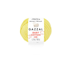 Пряжа Gazzal BabyCotton 25 цвет 3413