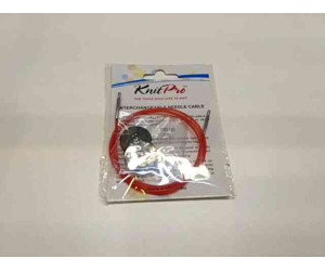 Кабель для круговых спиц красный 100см KnitPro 10635