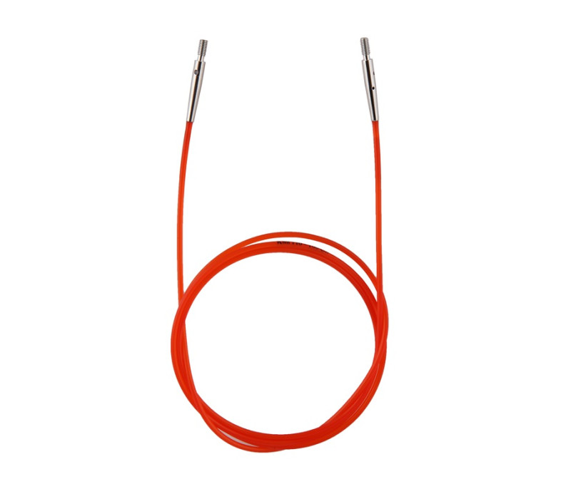 Кабель для круговых спиц красный 100см KnitPro 10635 Кабель для круговых спиц красный 100см KnitPro 10635
