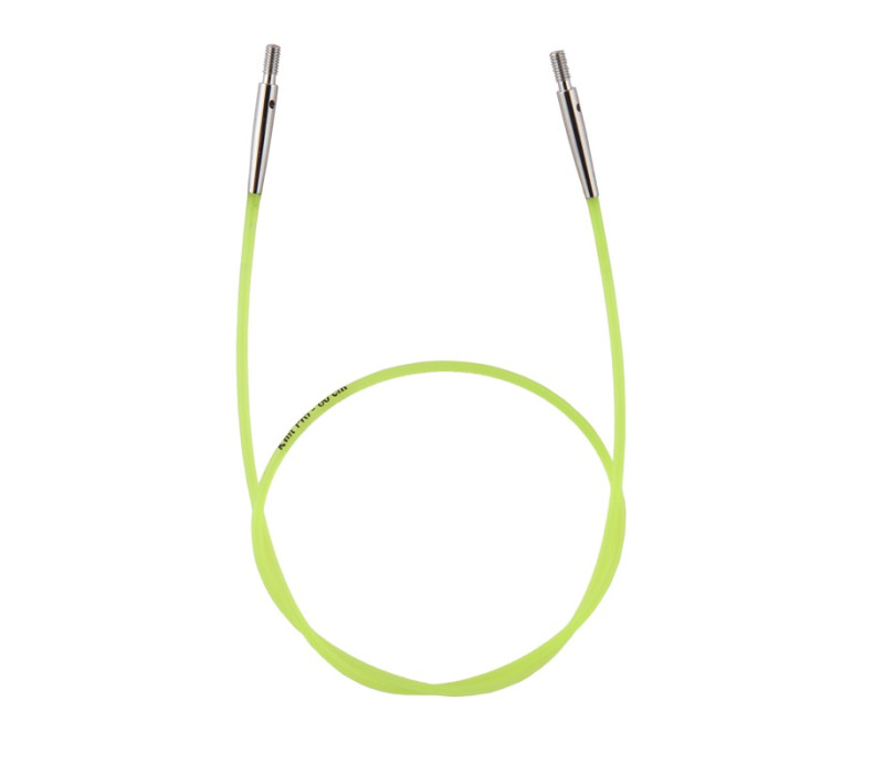 Кабель для круговых спиц зеленый 60см KnitPro 10633 