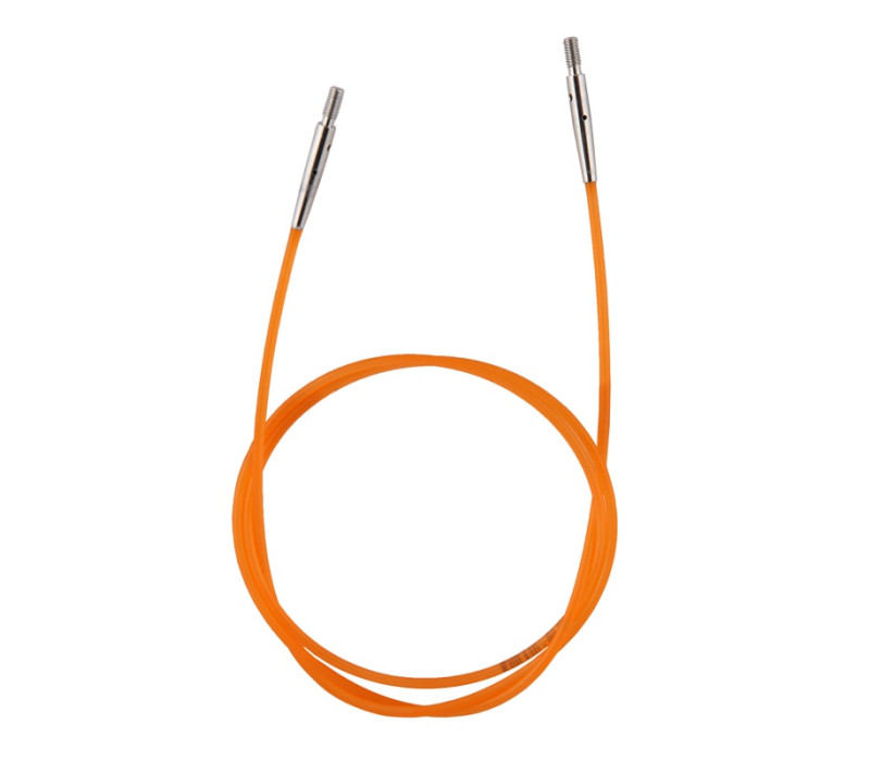 Кабель для круговых спиц оранжевый 80см KnitPro 10634