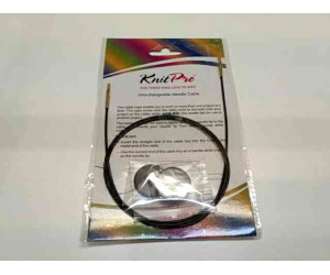 Кабель для круговых спиц черный 100см KnitPro 10523