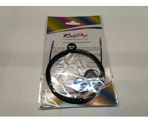Кабель для круговых спиц черный 150см KnitPro 10525