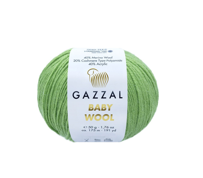 Пряжа Gazzal Baby Wool 838 Пряжа Gazzal Baby Wool 838