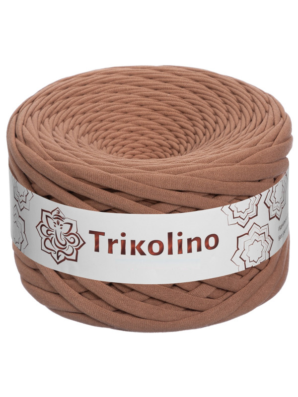 Пряжа трикотажная 7-9 мм "Trikolino" 100м. Какао