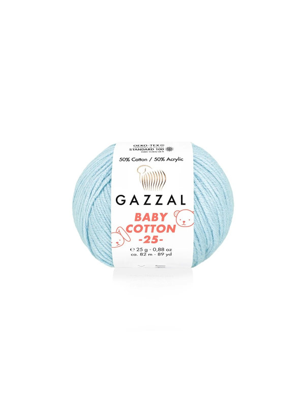 Пряжа Gazzal BabyCotton 25 цвет 3429