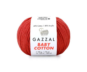 Пряжа Gazzal BabyCotton 3418