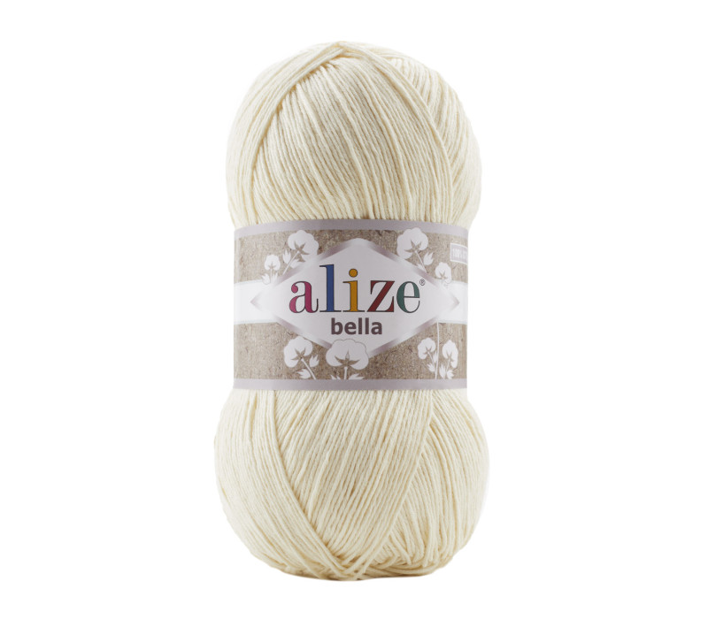 Пряжа Alize Bella 100 01 Пряжа Alize Bella 100 01