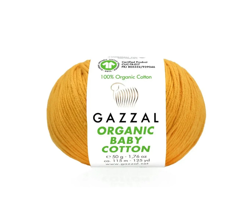 Пряжа Gazzal Organic Baby Cotton 447 Пряжа Gazzal Organic Baby Cotton 447