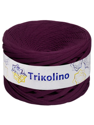 Пряжа трикотажная 7-9 мм "Trikolino" 100м. Стигла вишня 400323