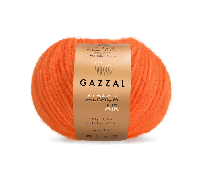 Пряжа Gazzal Alpaca Air 93