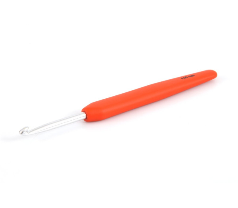 Крючок 4мм 13см с ручкой Waves Tangerine KnitPro 30909