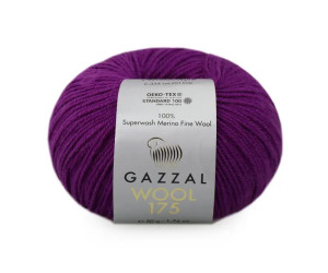 Пряжа Gazzal Wool 175 334
