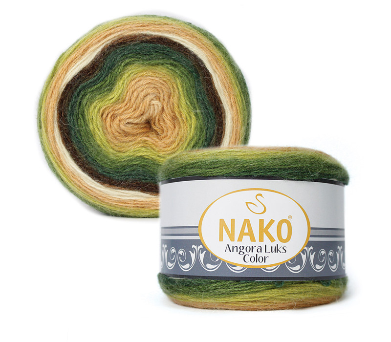 Пряжа Nako Angora Luks Color 81905