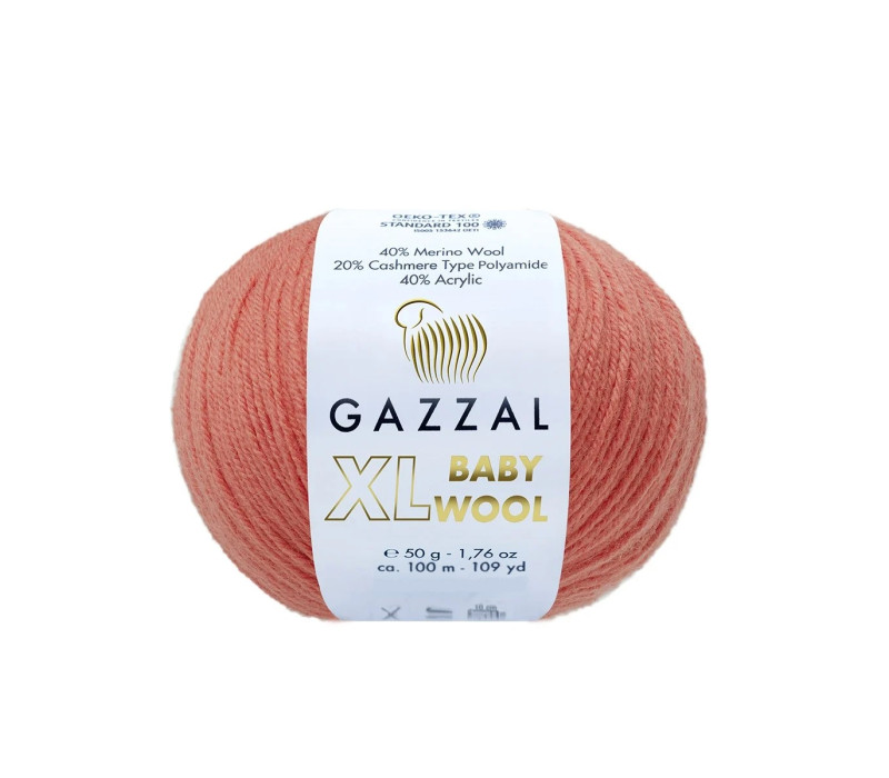 Пряжа Gazzal Baby Wool XL 819 Пряжа Gazzal Baby Wool XL 819