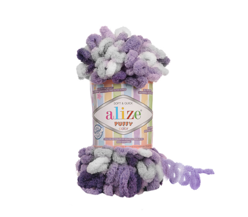 Пряжа Alize Puffy Color 5885 Пряжа Alize Puffy Color 5885