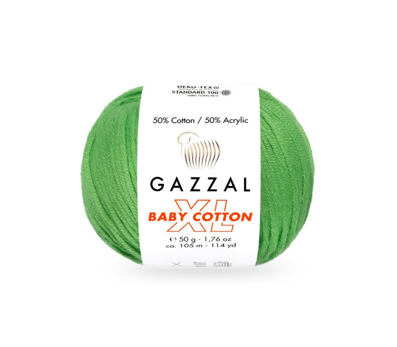 Пряжа Gazzal BabyCotton XL 3448 Пряжа Gazzal BabyCotton XL 3448