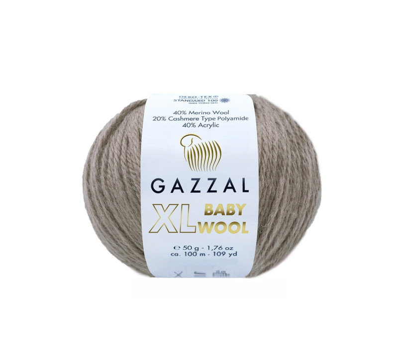 Пряжа Gazzal Baby Wool XL 835 Пряжа Gazzal Baby Wool XL 835