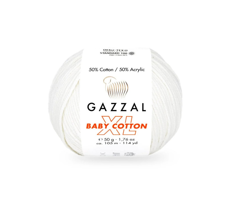 Пряжа Gazzal BabyCotton XL 3432