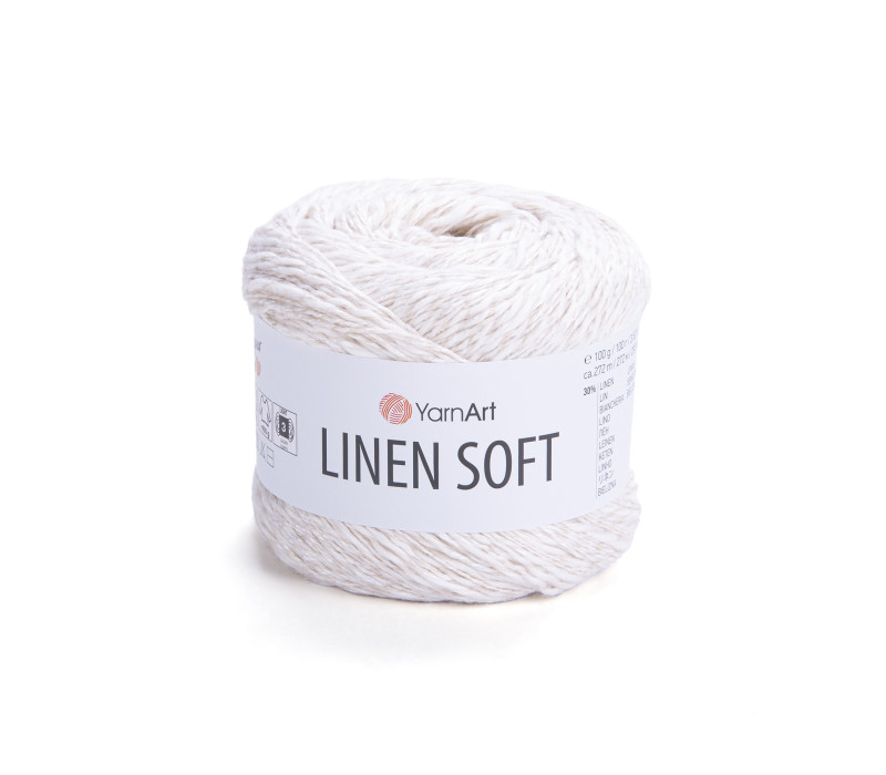 Пряжа YarnArt Linen Soft 7301 Пряжа YarnArt Linen Soft 7301