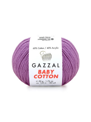 Пряжа Gazzal BabyCotton 25 цвет 3414